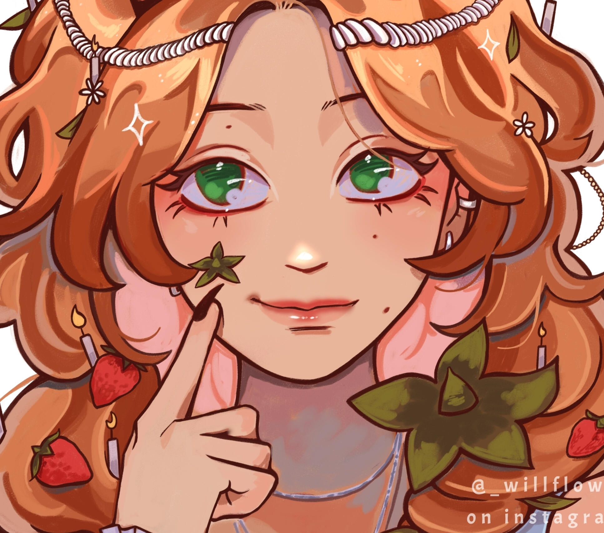 My Strawberry OC One of my fav drawings